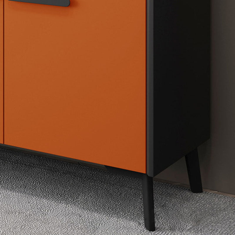 Contemporary Stone Chest Bedroom Horizontal Storage Chest with Drawers