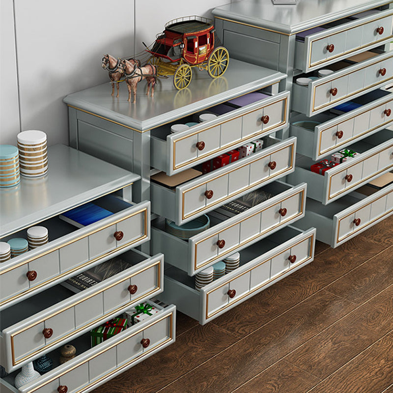 Glam Style Storage Chest Solid Wood Storage Chest Dresser with 3/4/5 Drawers
