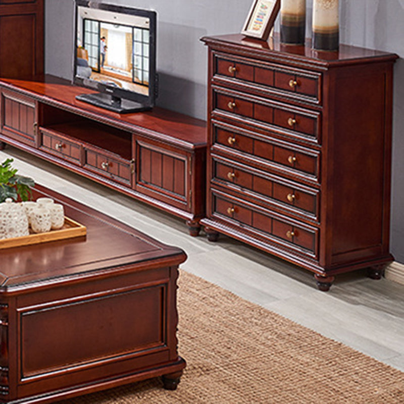 Glam Style Storage Chest Solid Wood Storage Chest Dresser with 3/4/5 Drawers