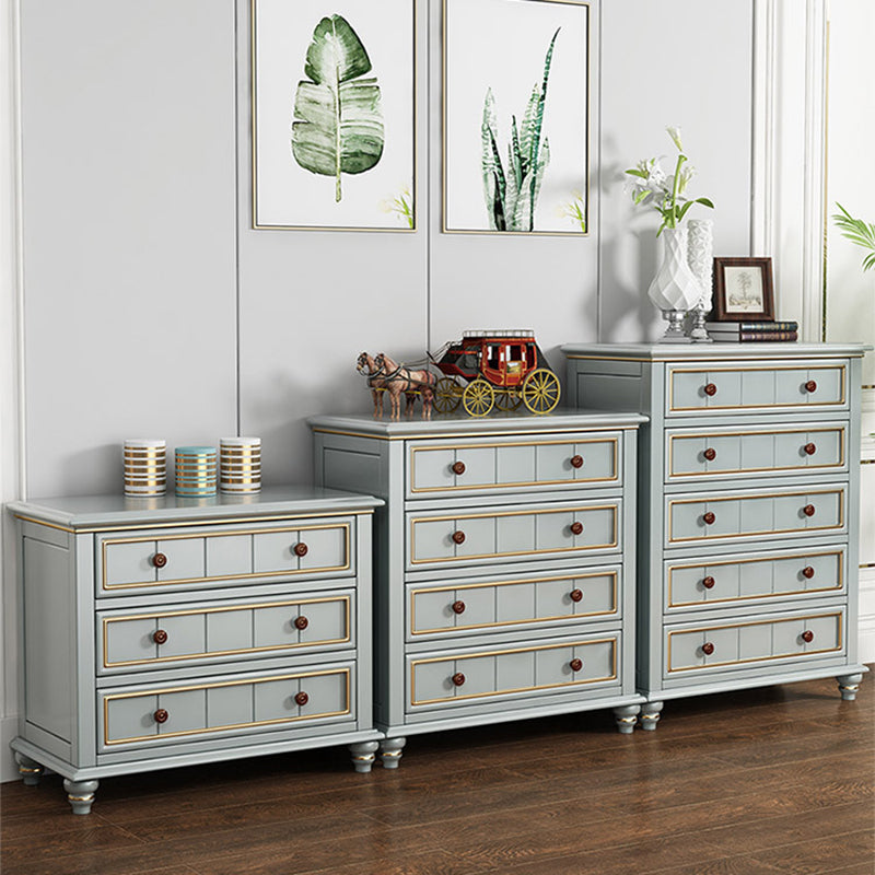 Glam Style Storage Chest Solid Wood Storage Chest Dresser with 3/4/5 Drawers