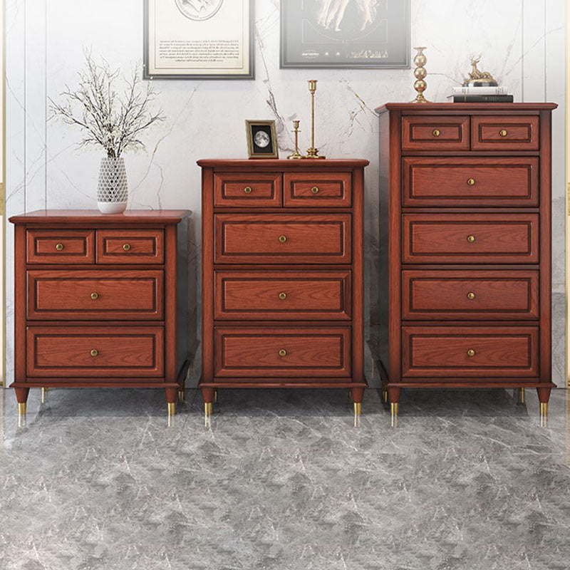 American Traditional Dresser Solid Wood Storage Chest , 16.11" W