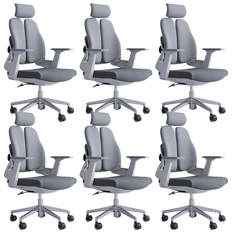 Modern Office Chair with Wheels High-Back Adjustable Arms Mesh Desk Chair