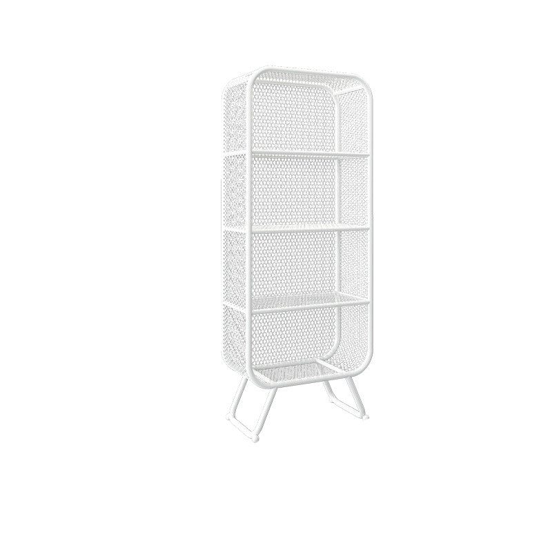 Shelves Included Bookcase Vertical Metal Bookshelf Closed Back