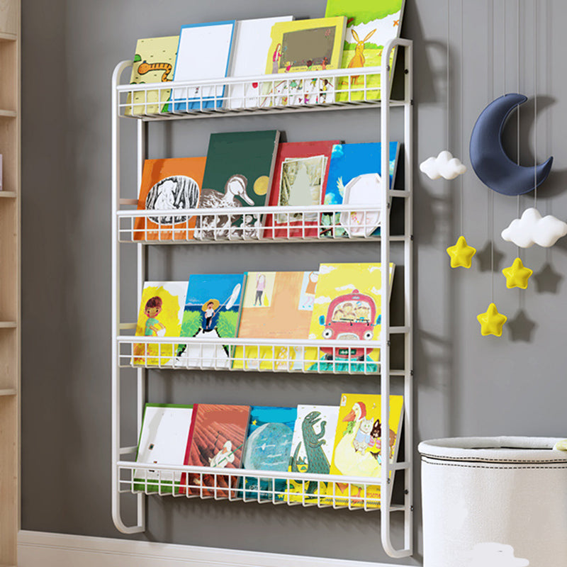Wall Unit Modern Shelf Bookcase Metal Open Bookcase for Home