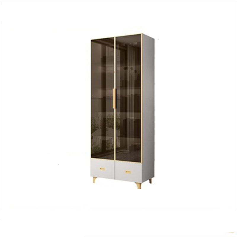 Modern Wooden Bookcase Standard Closed Back Bookshelf for Home Office
