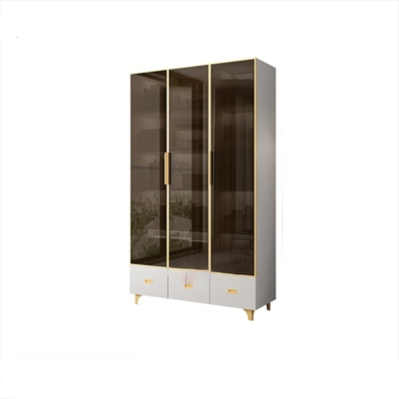 Modern Wooden Bookcase Standard Closed Back Bookshelf for Home Office