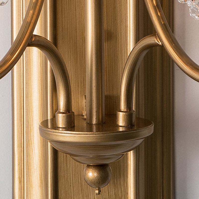 Rustic Golden/Silver Lighting Candle Style Antique Wall Light for Restaurant