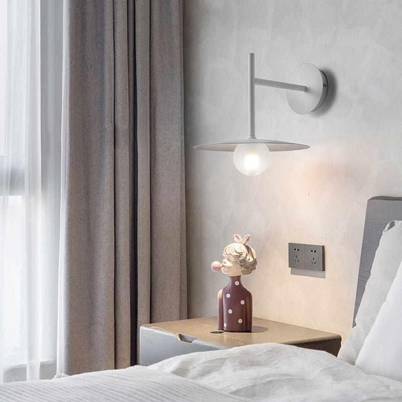 Industrial Style Metal Wall Mount Light Circle Shape Wall Lamp for Living Room