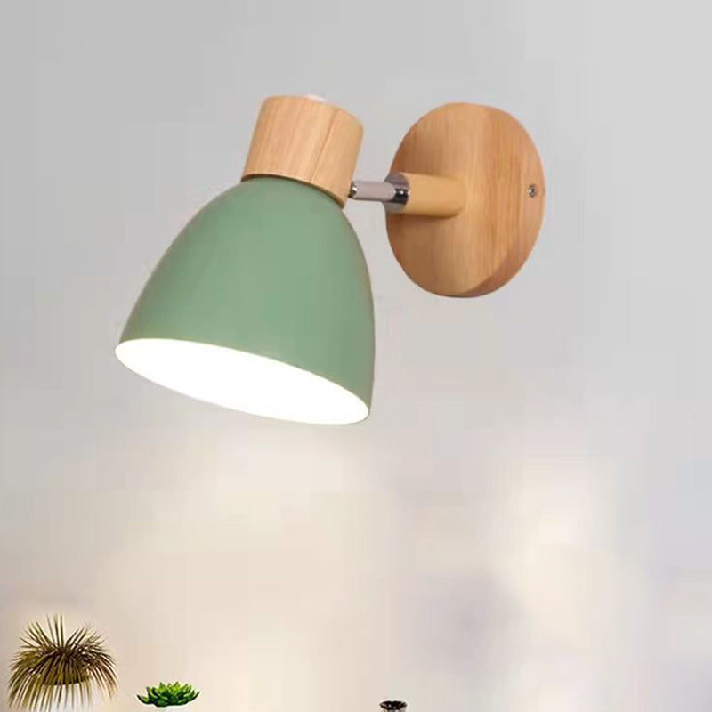Nordic Style Metal Wall Mount Light Adjustable Colorful Wall Lamp for Living Room