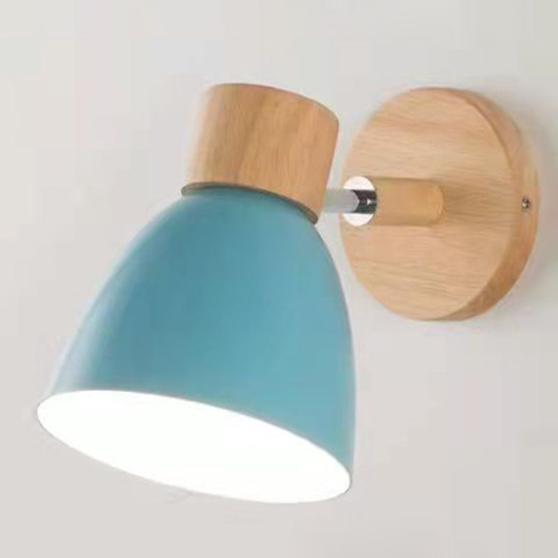 Nordic Style Metal Wall Mount Light Adjustable Colorful Wall Lamp for Living Room