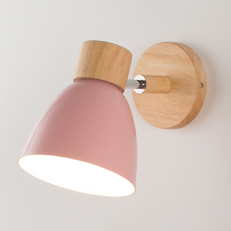 Nordic Style Metal Wall Mount Light Adjustable Colorful Wall Lamp for Living Room