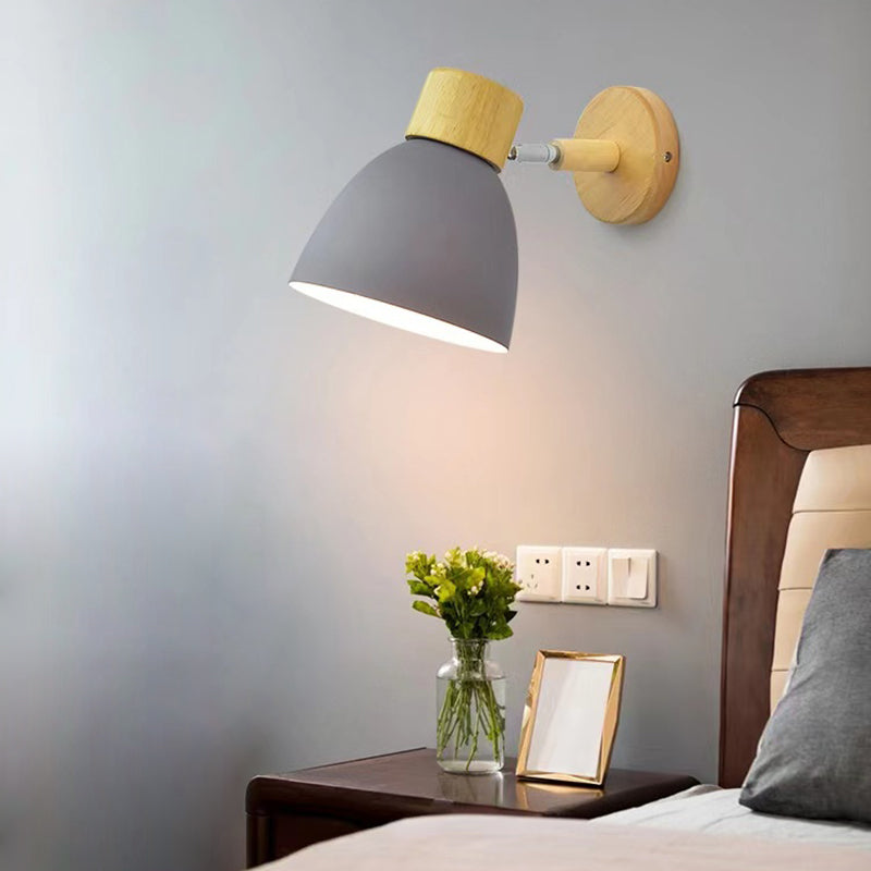Nordic Style Metal Wall Mount Light Adjustable Colorful Wall Lamp for Living Room