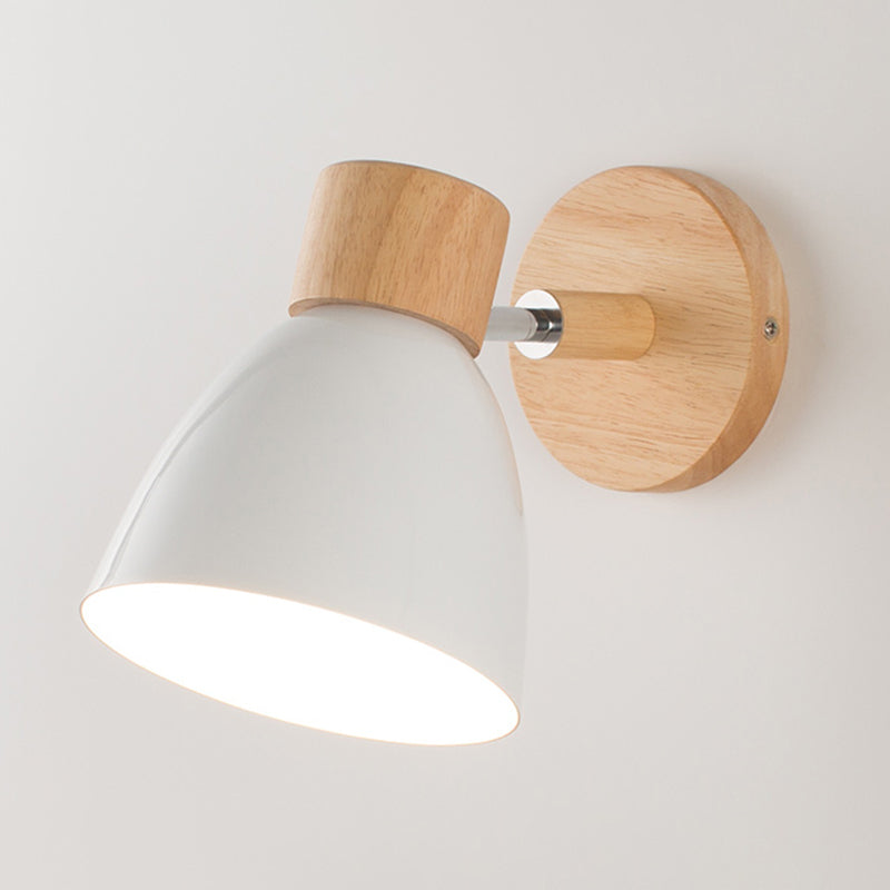 Nordic Style Metal Wall Mount Light Adjustable Colorful Wall Lamp for Living Room