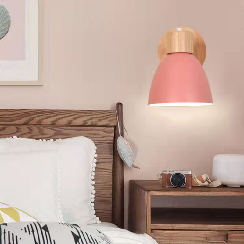 Nordic Style Metal Wall Mount Light Adjustable Colorful Wall Lamp for Living Room