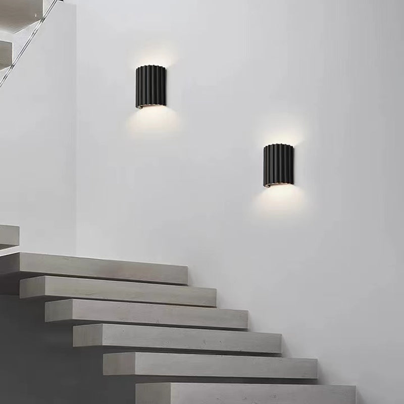 Modernism 2-Light Polished Finish Wall Mounted Sconce LED Wall Light