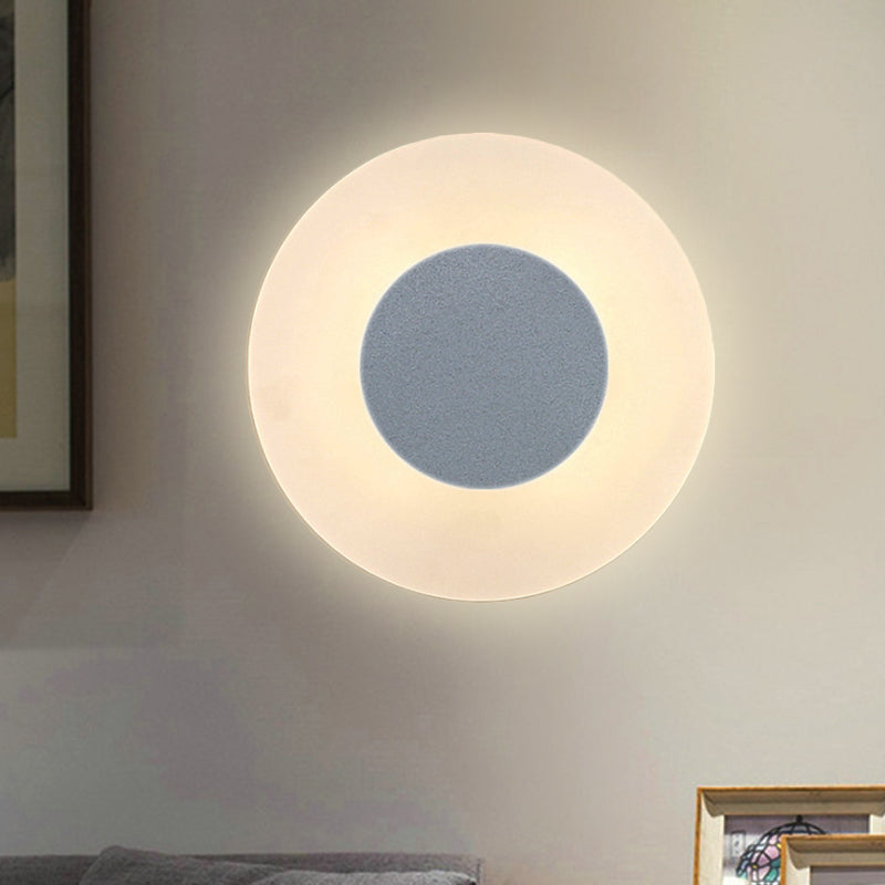 Minimalist Ultra Thin Acrylic Sconce Light Fixture LED Wall Light Sconce in Warm/White/Natural Light