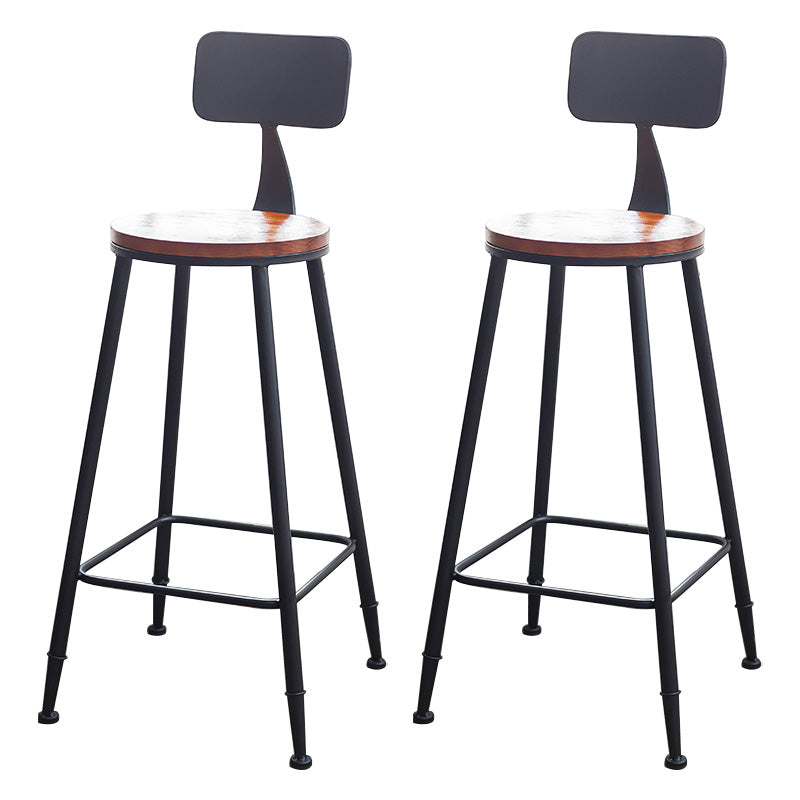 Industrial 1/2/3 Pieces Solid Wood Bar Table Set Adjustable Counter Set