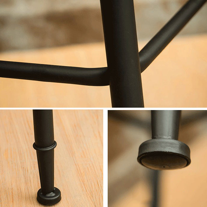 Industrial 1/2/3 Pieces Solid Wood Bar Table Set Adjustable Counter Set