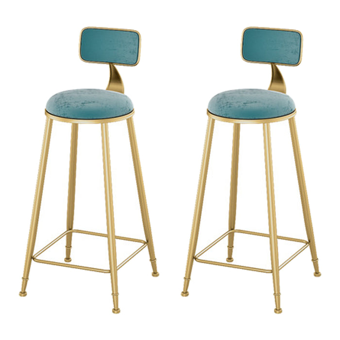Glam 1/2/3 Pieces Metal Bar Table Set Rectangle Bar Table with High Stools for Home