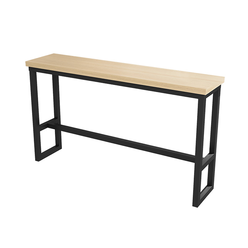 Modern 1/2/5/9 Pieces Rectangular Pub Table Set Wooden Counter Table for Dining Room