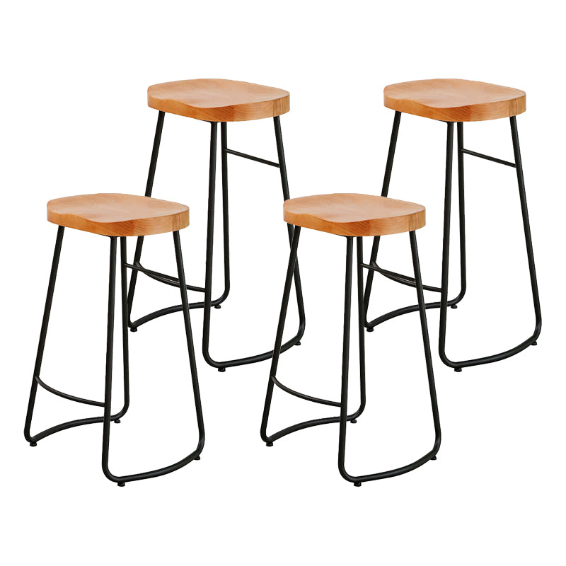 Modern 1/4/5 Pieces Wood Bar Table Set Rectangle Bar Table with High Stools for Kitchen