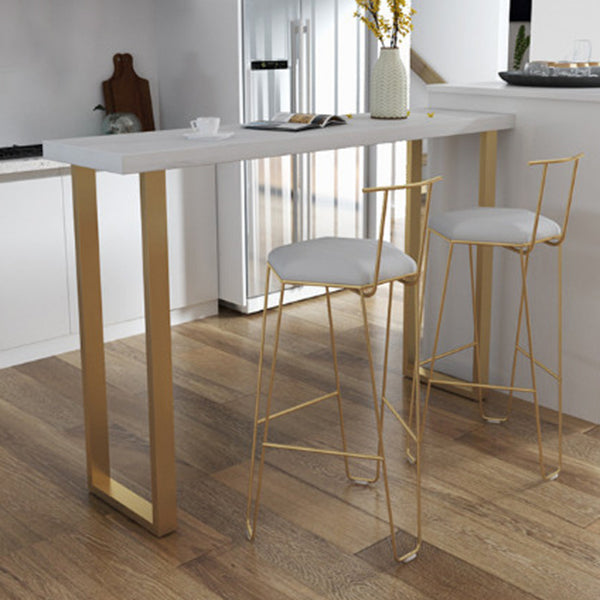 Fixed Table Counter Table Set Contemporary 1/2/3 Pieces Faux Marble Pub Table Set