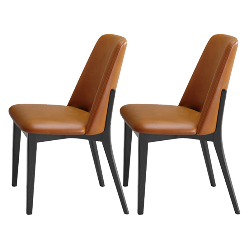 Solid Wood Frame Dining Room Set 1/2/5/7 Pcs Round Dining Table with Armless Chairs