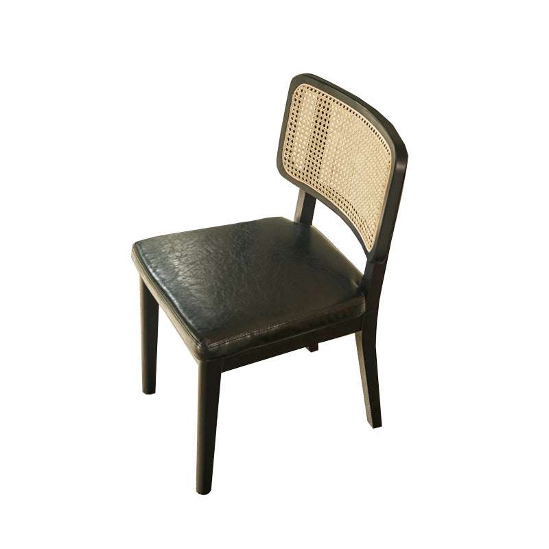 Modern Dining Set 1/4/5/7 Pcs Stone Top Table with Solid Wood Frame Chairs