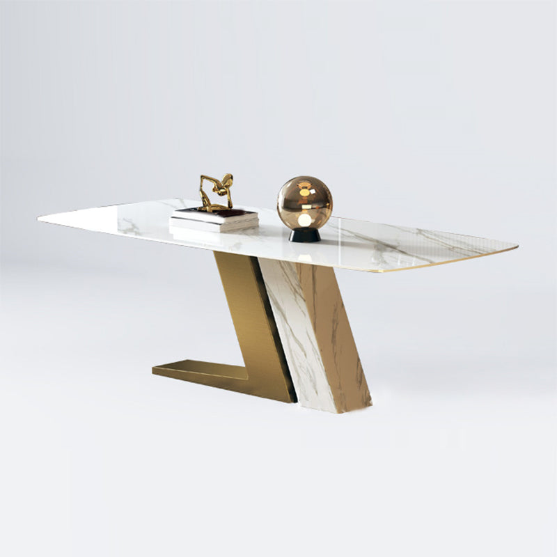 Modern 1/5/7 Pieces Rectangle Dining Set Sintered Stone Top Dinette Table Set