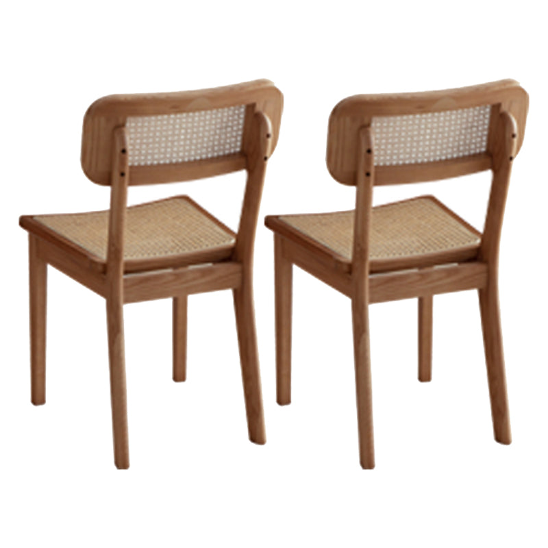 Modern Rectangle Dining Set 1/2/4/7 Pieces Solid Wood Dining Table with Chairs