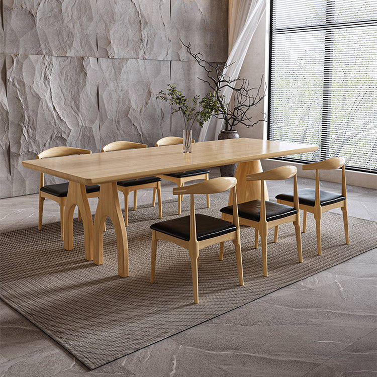 Industrial Solid Wood Dining Table Set 1/2/7 Pieces Dining Set