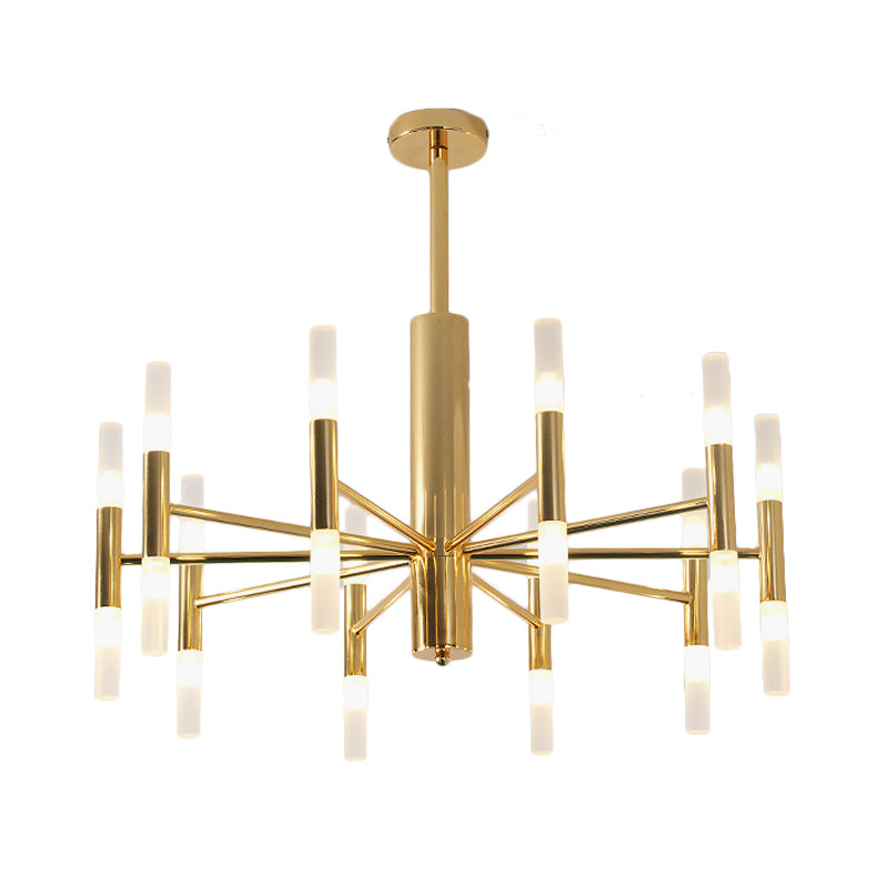27 "/39" Lampadello di vetro bianco largo vetro Post moderno lampada a LED a LED in oro