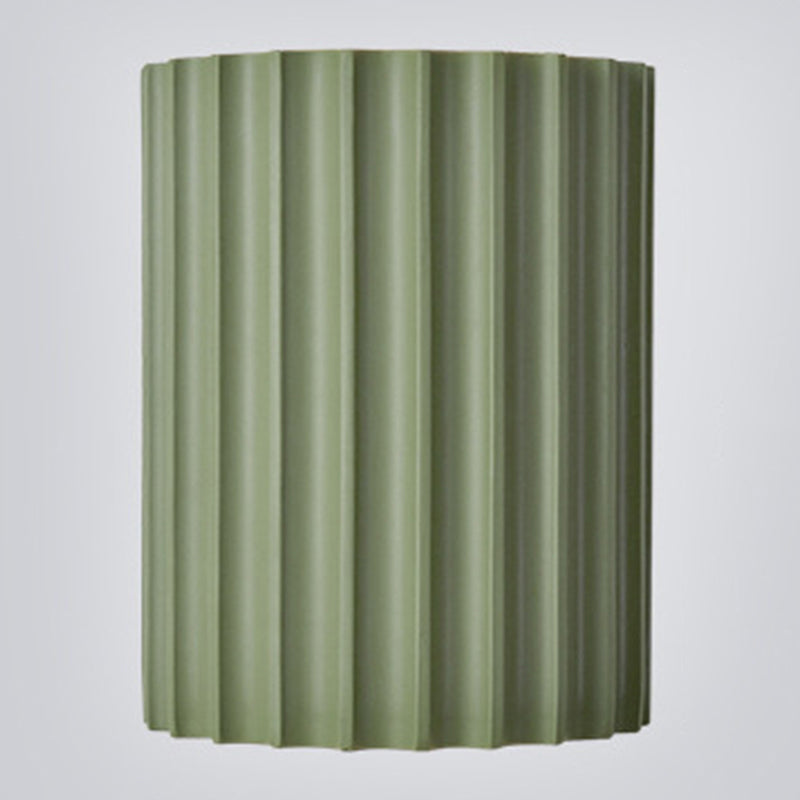 Cylinder Shape Wall Lighting Modern Style Resin 1 Lights Sconce Lamp for Bedroom