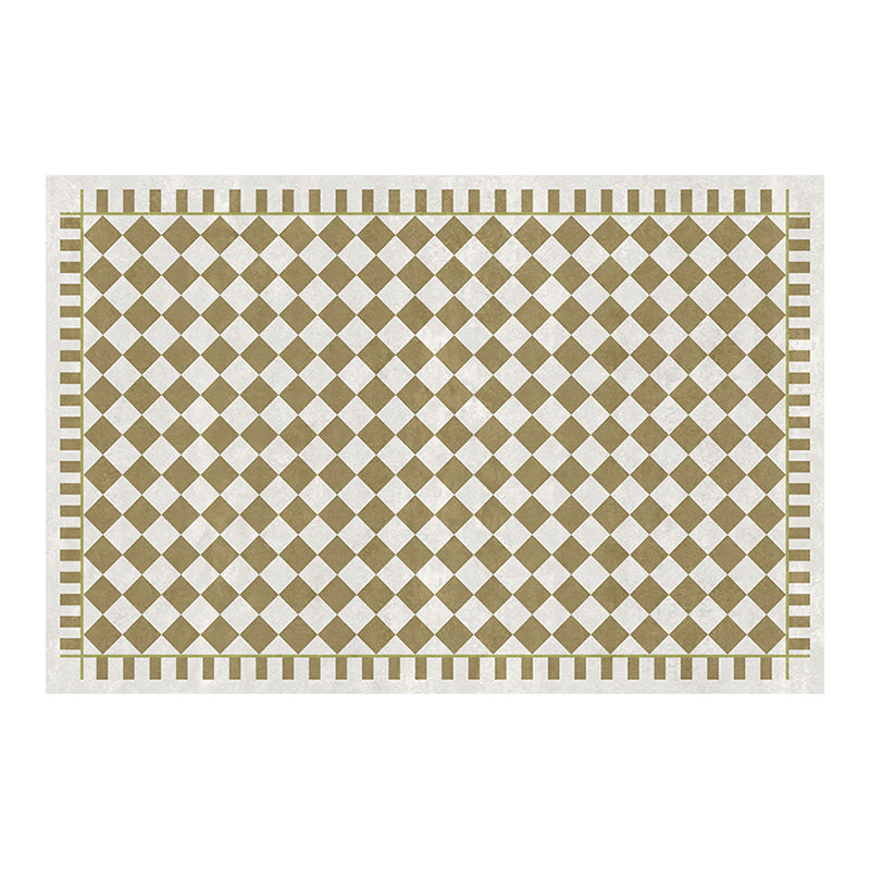 Lattice Pattern Rug Modern Style Rectangle Stain Resistant Shape Rug for Home Decor