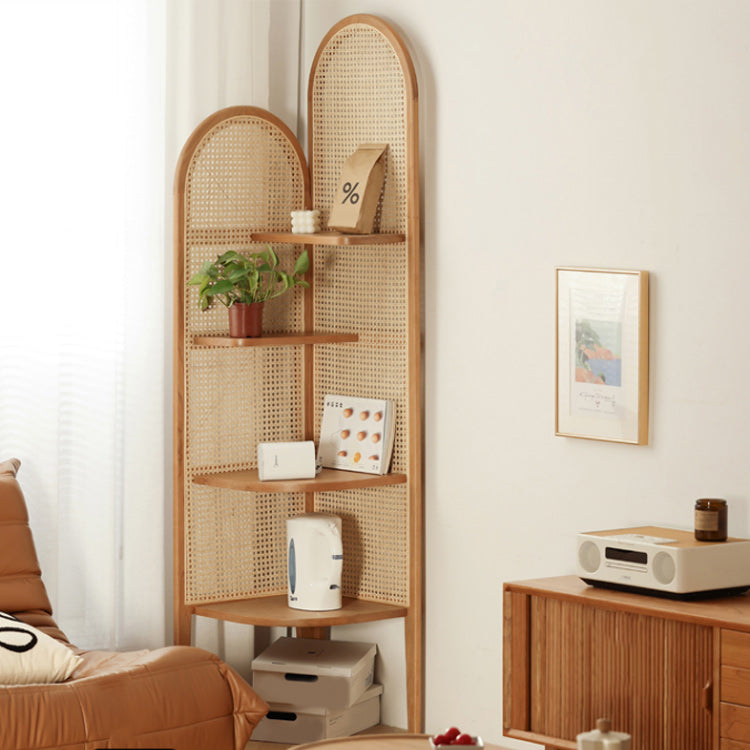 Mid-Century Modern Storage Cabinet with Adjustable Shelves Cabinet