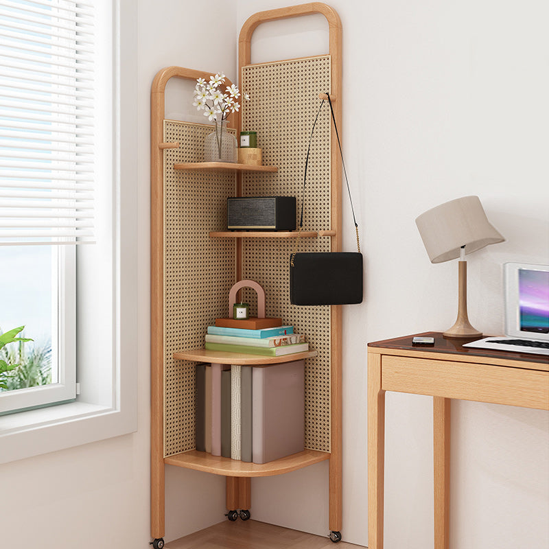 Mid-Century Modern Storage Cabinet with Adjustable Shelves Cabinet