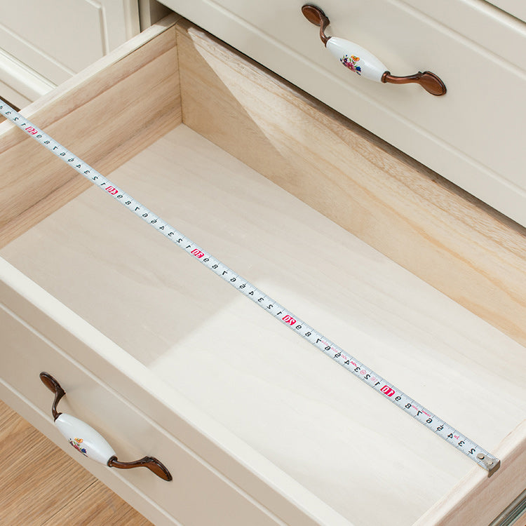 Modern Wooden Accent Chest with 9 Drawers with Cabriole Legs Chest