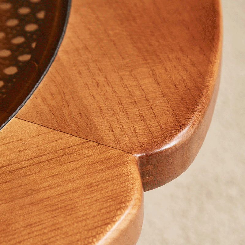 Glass-Topped Coffee Cocktail Table with Cross Legs Contemporary Coffee Table