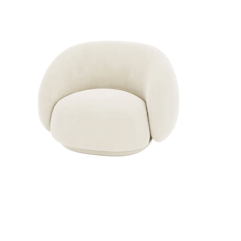 Contemporary 23.62 " H Velvet Slope Arm Sofa for Living Room