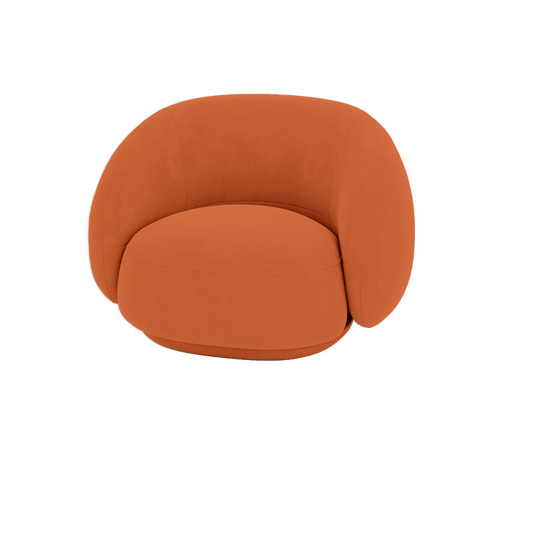 Contemporary 23.62 " H Velvet Slope Arm Sofa for Living Room
