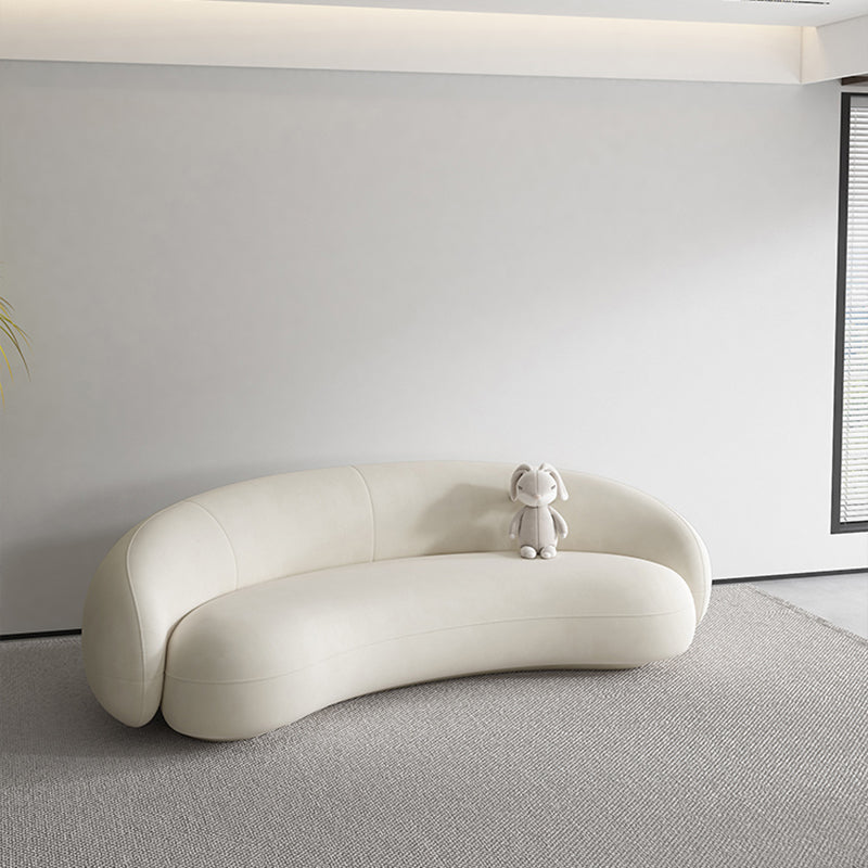 Contemporary 23.62 " H Velvet Slope Arm Sofa for Living Room