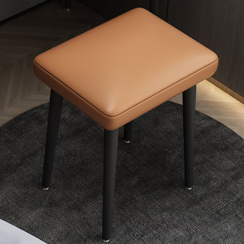 Vanity Stone Makeup Dressing Table Stool Set with 2 Drawers - 31.1" H