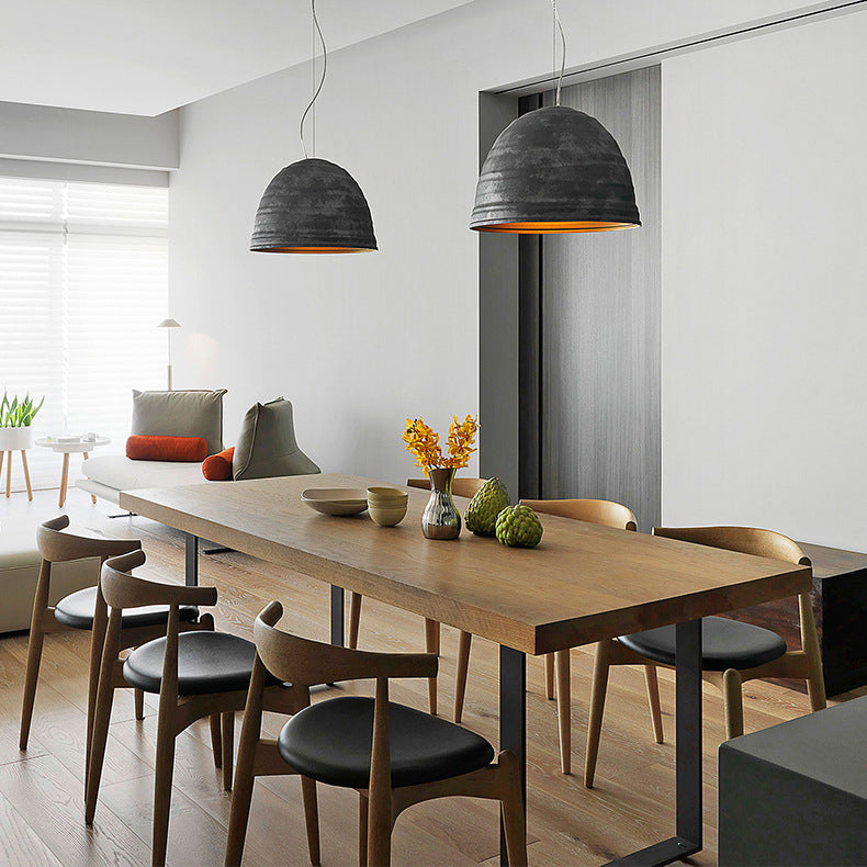Solid Wood Dining Table Industrial Rectangle Table with Sled Base