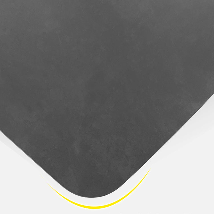 Mid-Century Modern Dining Table Rectangle Stone Top Dining Table with 4 Legs