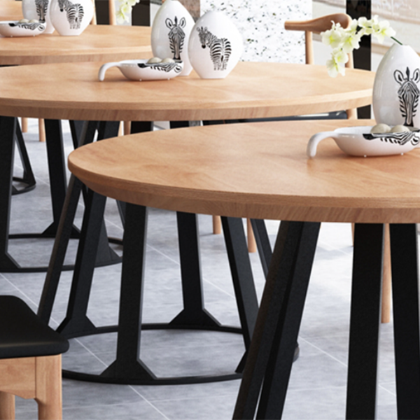 Round Dining Table Contemporary Dining Table with Pedestal for Dining Room