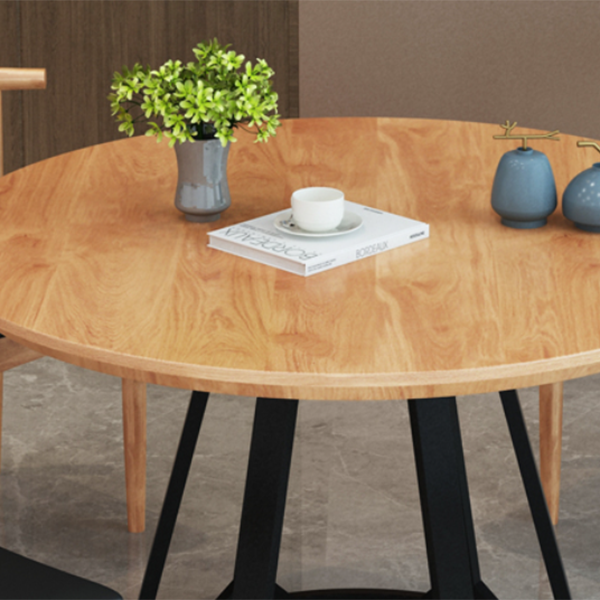 Round Dining Table Contemporary Dining Table with Pedestal for Dining Room