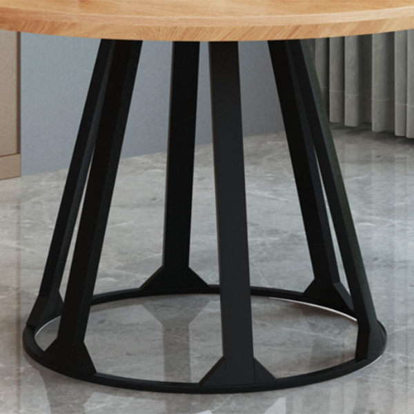 Round Dining Table Contemporary Dining Table with Pedestal for Dining Room