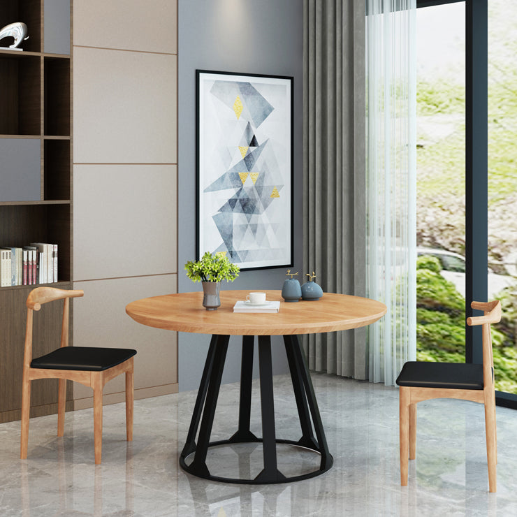 Round Dining Table Contemporary Dining Table with Pedestal for Dining Room