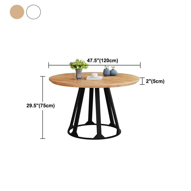 Round Dining Table Contemporary Dining Table with Pedestal for Dining Room