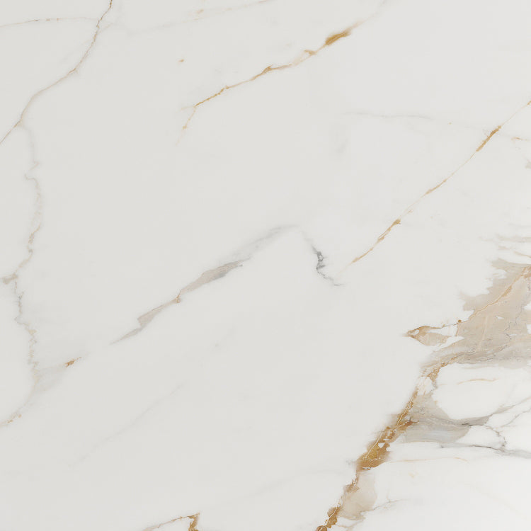 Rectangle Dining Table Industrial Stone Table in White for Dining Room